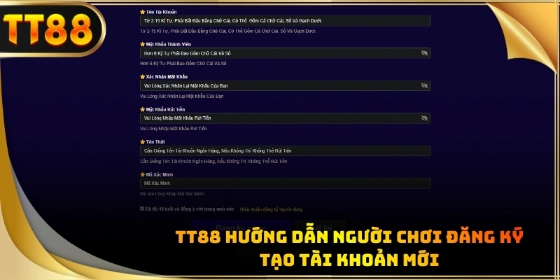 Hoàn thiện biểu mẫu đầy đủ giúp hệ thống xử lý đăng ký TT88 nhanh hơn